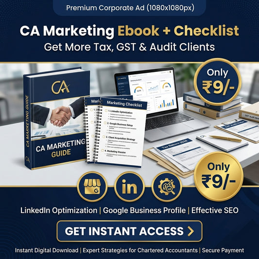 Chartered Accountant Marketing Ebook + Checklist