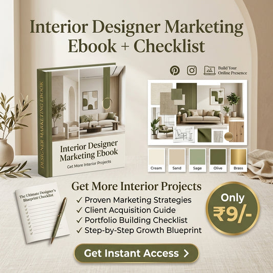 Interior Designer Marketing Ebook + Checklist